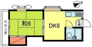 ベルメゾン【2階】の間取り