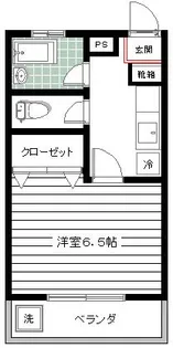第一協友館マンション【1階】の間取り