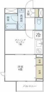 ウェルハウス東大井A棟【3階】の間取り