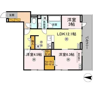 b-kubus(ビークブス)【1階】の間取り