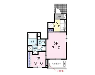 リラ トゥルペ【1階】の間取り