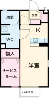 エスポワール西原【2階】の間取り