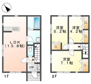 Berg terrace(ベルグテラス)の間取り