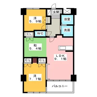 アルコ18【2階】の間取り