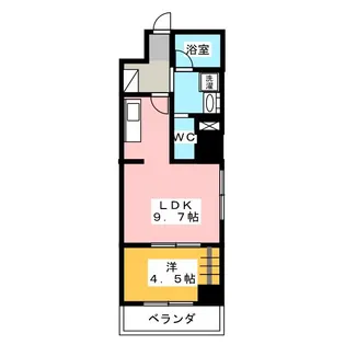 エミエール葵【9階】の間取り