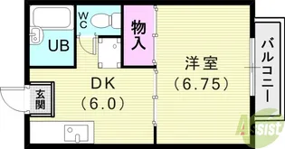 メゾン ドゥ フルール【2階】の間取り
