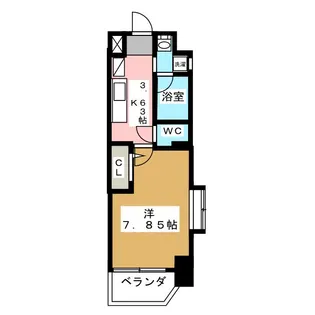 アールズタワー望が丘【8階】の間取り