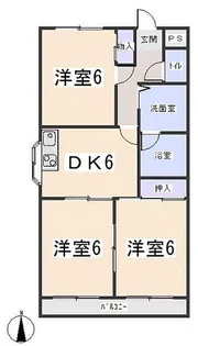 サウスシャトーONE【3階】の間取り