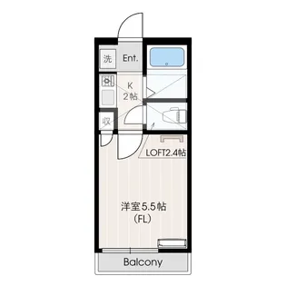 ル・プティモント【1階】の間取り