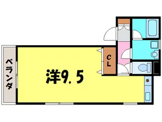 レジデンスM熊谷(熊谷市宮町)【4階】の間取り