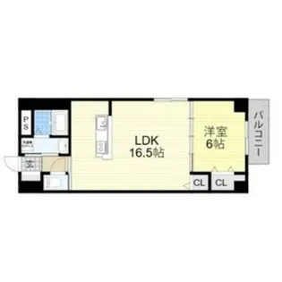 フリーディオ堺BLD【4階】の間取り