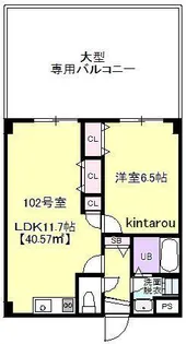 リトルズ幕張【1階】の間取り