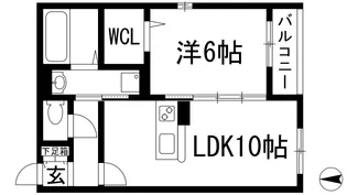 金絲雀(カナリア)【1階】の間取り