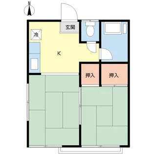 シャトー三ツ沢【2階】の間取り