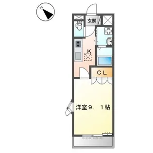 マークI【1階】の間取り