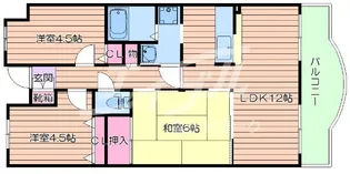 リズコート【3階】の間取り