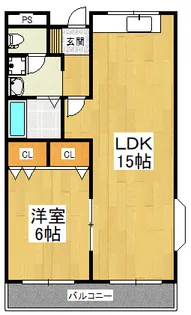 リバーサイドマンション【1階】の間取り