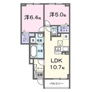 グランデ・ヴェリタ【1階】の間取り
