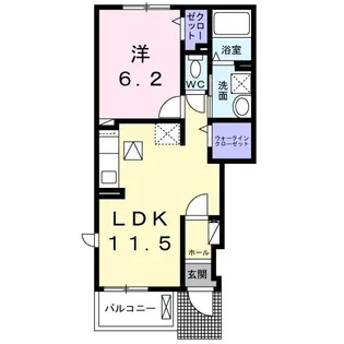 カンパーニュ【1階】の間取り