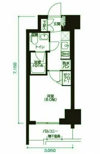 アーバネックス大森【11階】の間取り