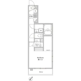 ブランミュール町田【1階】の間取り
