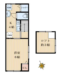 ハイツM【2階】の間取り