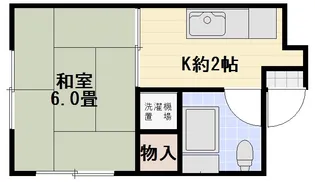 シマグリーンハイツ【2階】の間取り