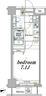 エクシム大森【10階】の間取り