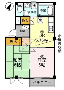 ローレルハイツI【1階】の間取り