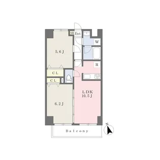アリオーソ・フラーゼ【3階】の間取り