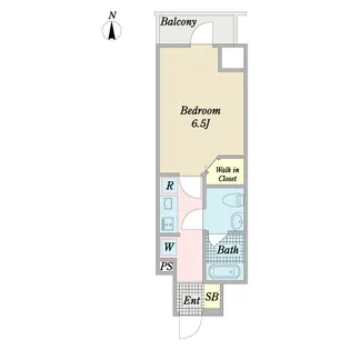 CASA KANON 住吉【4階】の間取り