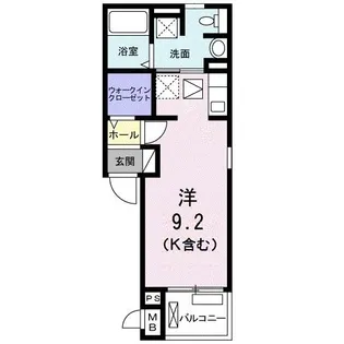 クラウド ワン【1階】の間取り