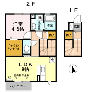 ファミィーユ KII【2階】の間取り