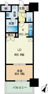 RJRプレシア博多楽水園【5階】の間取り