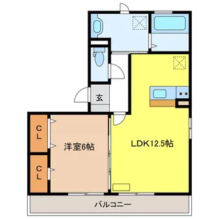 サニーフラット【3階】の間取り