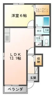 グレイスコート【1階】の間取り