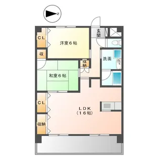 レジデンス【3階】の間取り