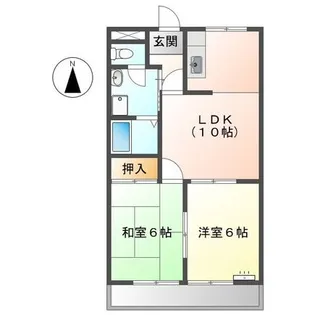 フローレンスシバ【2階】の間取り