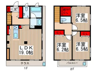 ハイツ斎藤【1階】の間取り