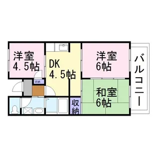 ガーデンプレイス望理郷【3階】の間取り