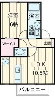 セジュール宮前 壱番館【1階】の間取り