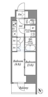 ACP Residence 西巣鴨【7階】の間取り