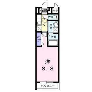 ブレーメンハウス【1階】の間取り
