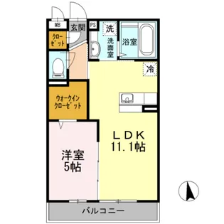プピレ・HK【2階】の間取り