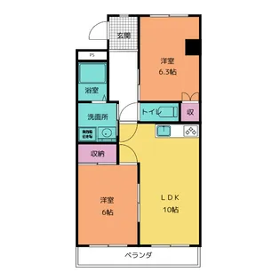 まことハイム【3階】の間取り