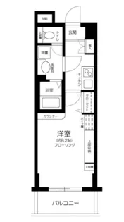 エスコート芝浦EAST【7階】の間取り