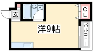 ハイツイシカワ【5階】の間取り