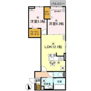 TORISIA大池【1階】の間取り