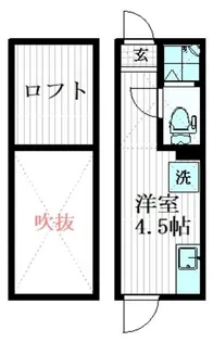 リアナ上石神井アパートメント【2階】の間取り