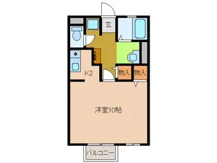 ハッピーホームズ【2階】の間取り